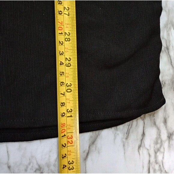 NWT Arizona Jean Company Black Wide Leg Cover Up Pants Size M 10/12 - Picture 7 of 7